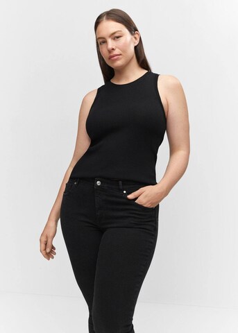 Skinny Jeans de la MANGO pe negru