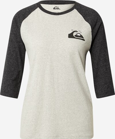 QUIKSILVER Shirt in hellgrau / schwarz / weiß, Produktansicht