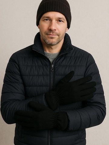 COLLEZIONE ALESSANDRO Fingerhandschuhe 'Modern' in Schwarz