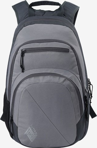 Zaino 'Stash' di NitroBags in grigio: frontale