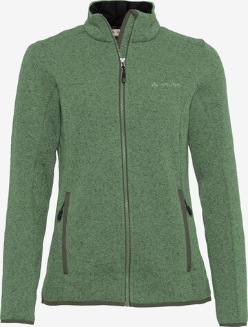 VAUDE Functionele fleece jas 'W Rienza J IV' in Groen: voorkant