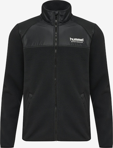 Hummel Fleece Jacket 'Charley' in Black: front
