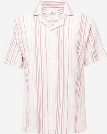 Coupe regular Chemise HOLLISTER en blanc : devant