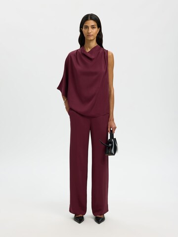 SELECTED Wide Leg Bukser i rød