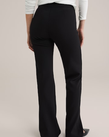 évasé Pantalon WE Fashion en noir