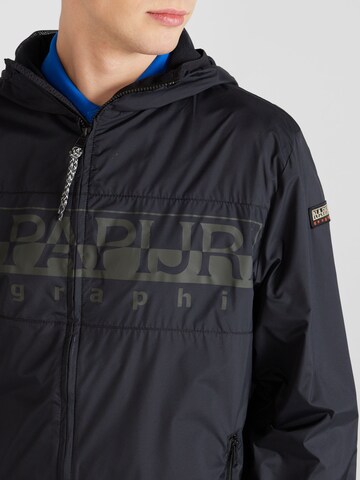 NAPAPIJRI Between-Season Jacket 'A-RAYMI' in Black