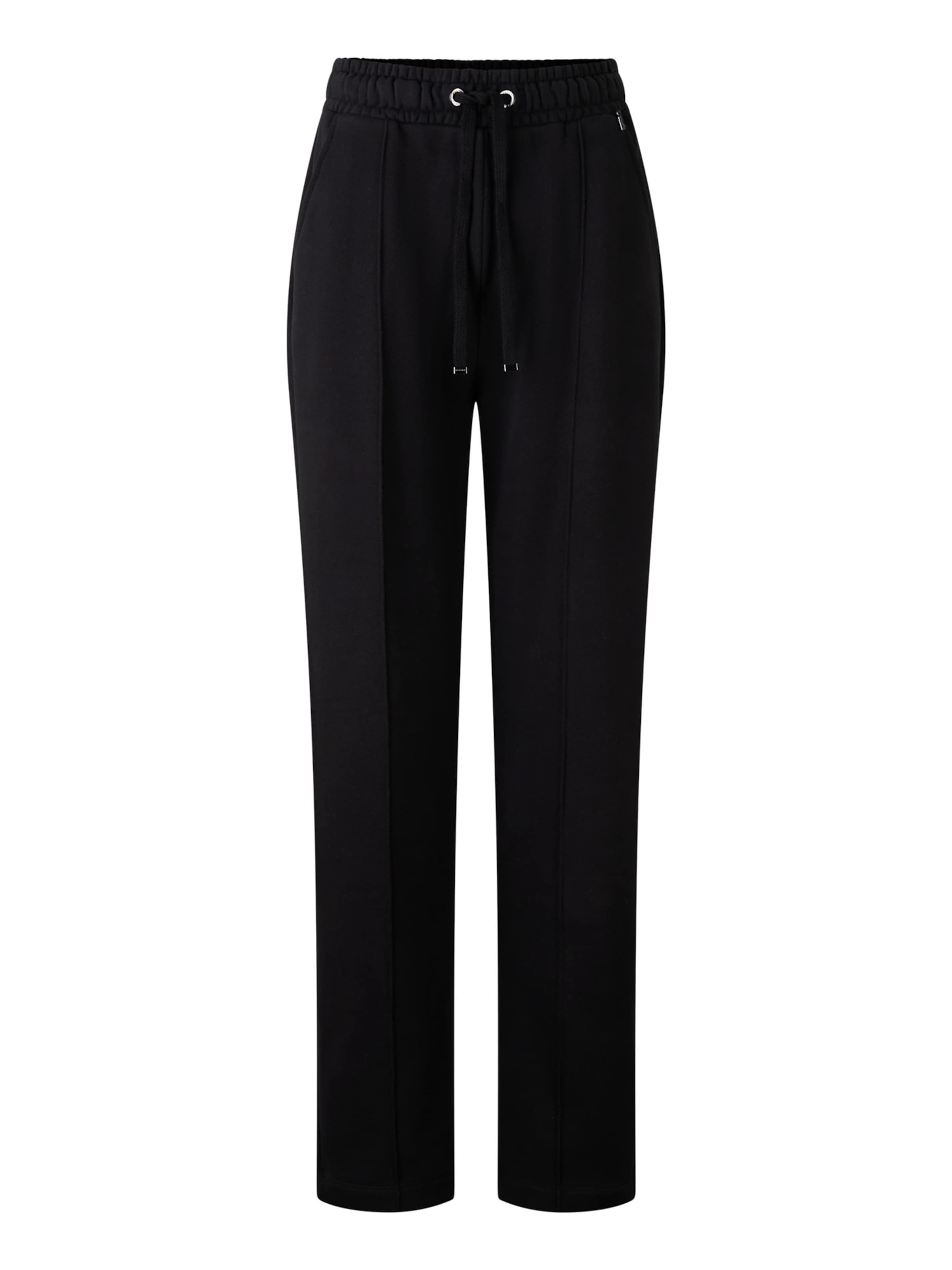 BOGNER Pleated Pants 'Carey' in Black: front