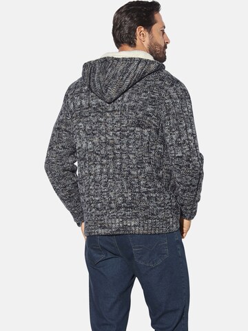 Jan Vanderstorm Knit cardigan 'Eirborg' in Blue