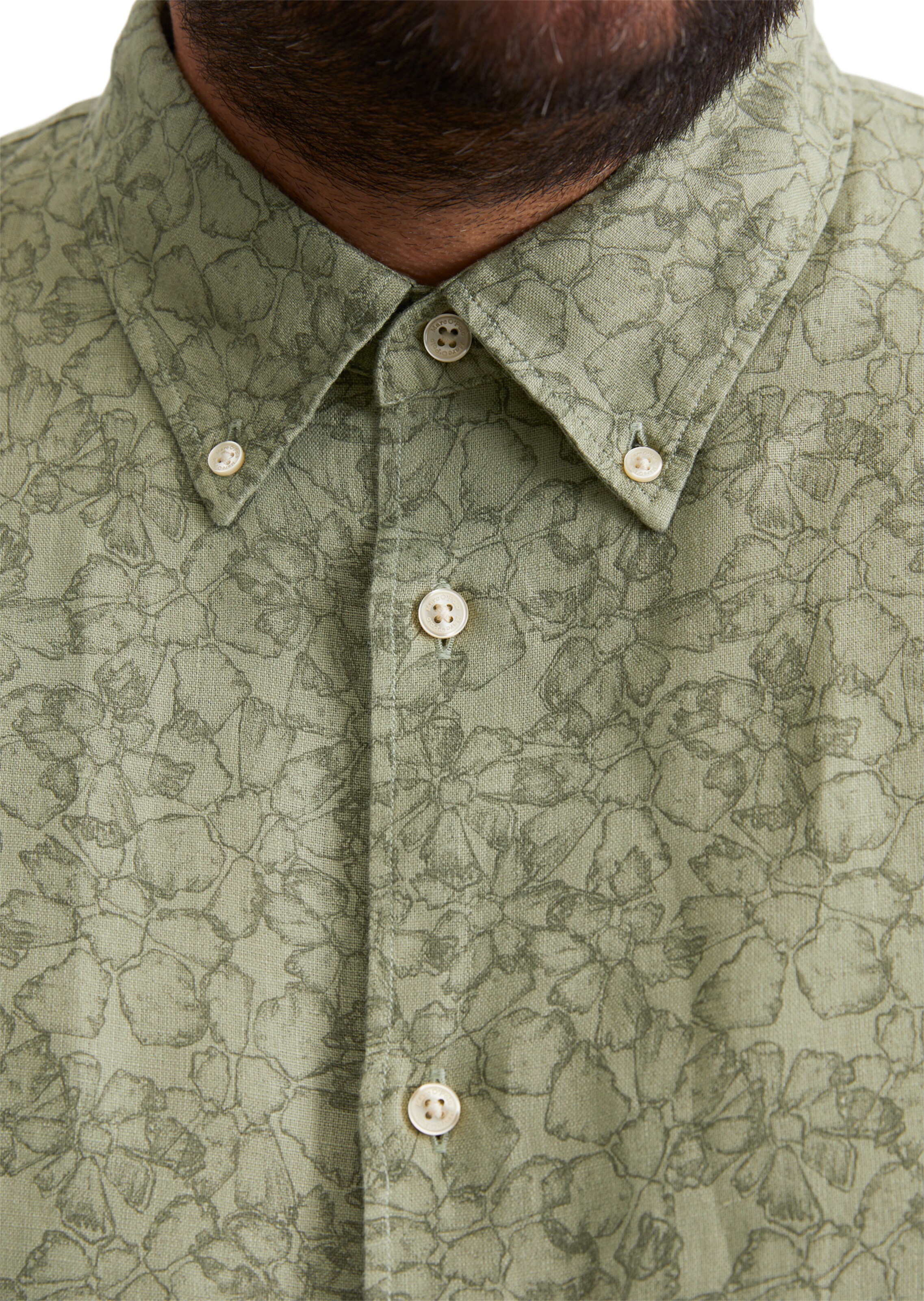 Marc O'Polo Regular fit Button Up Shirt in Green