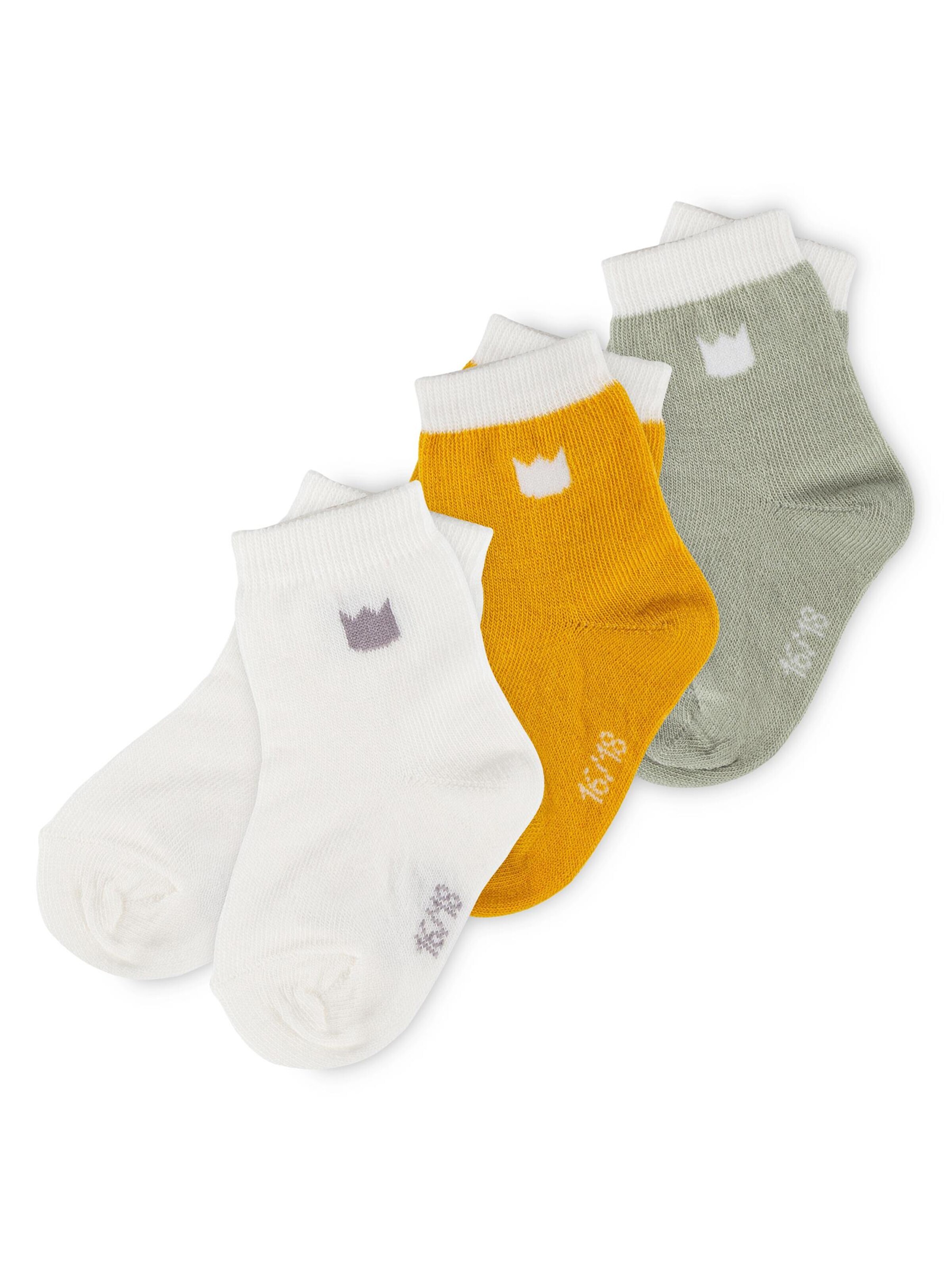 SIGIKID Socken 'Sockenset 3er Classic Baby'‌‌ in Mischfarben: Vorderseite
