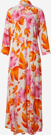 Y.A.S Kleid 'SAVANNA' in hellbeige / orange / hummer / pink, Produktansicht