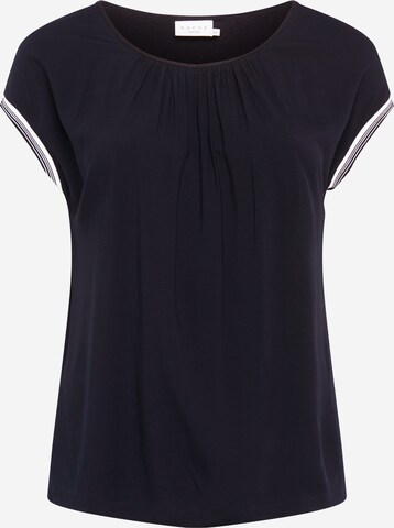 KAFFE CURVE - Blusa 'Boline' em preto: frente