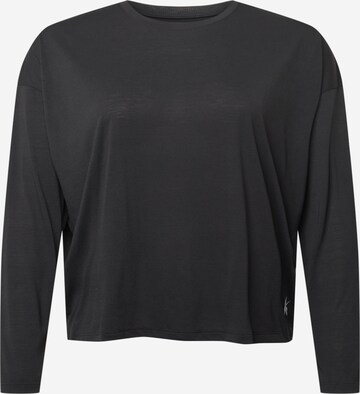 T-shirt fonctionnel Reebok en noir : devant