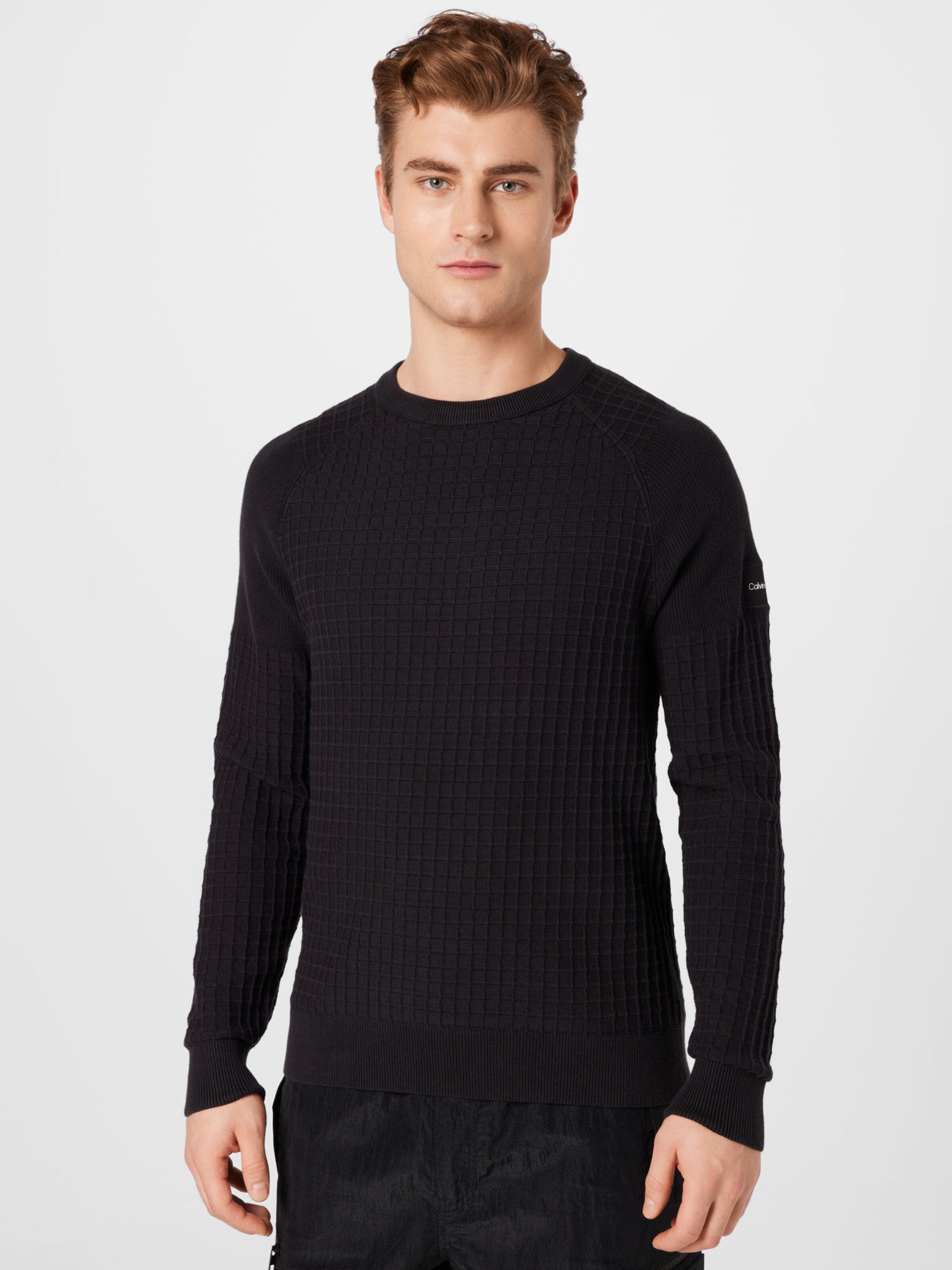Männer Pullover & Strick Calvin Klein Pullover in Schwarz - LR67299