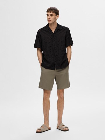 SELECTED Comfort fit Overhemd 'Jax' in Zwart
