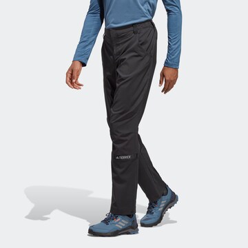 Slimfit Pantaloni per outdoor di ADIDAS TERREX in nero