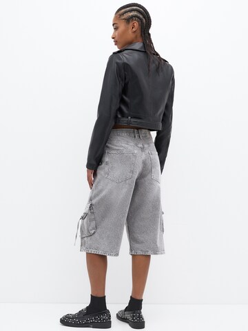 Pull&Bear Prechodná bunda - Čierna