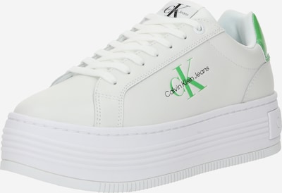 Sneaker bassa Calvin Klein Jeans di colore verde erba / nero / bianco, Visualizzazione prodotti