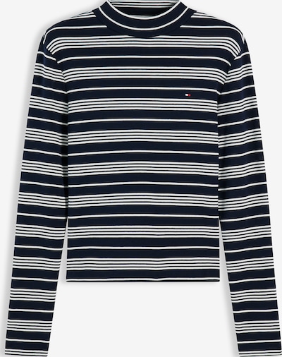 XXS dydžio Marškinėliai iš TOMMY HILFIGER, spalva – tamsiai mėlyna / balta, Prekių apžvalga