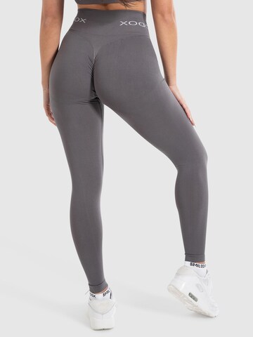 Skinny Pantalon de sport 'Azura' Smilodox en gris