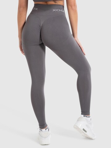 Smilodox Skinny Sportbroek 'Azura' in Grijs