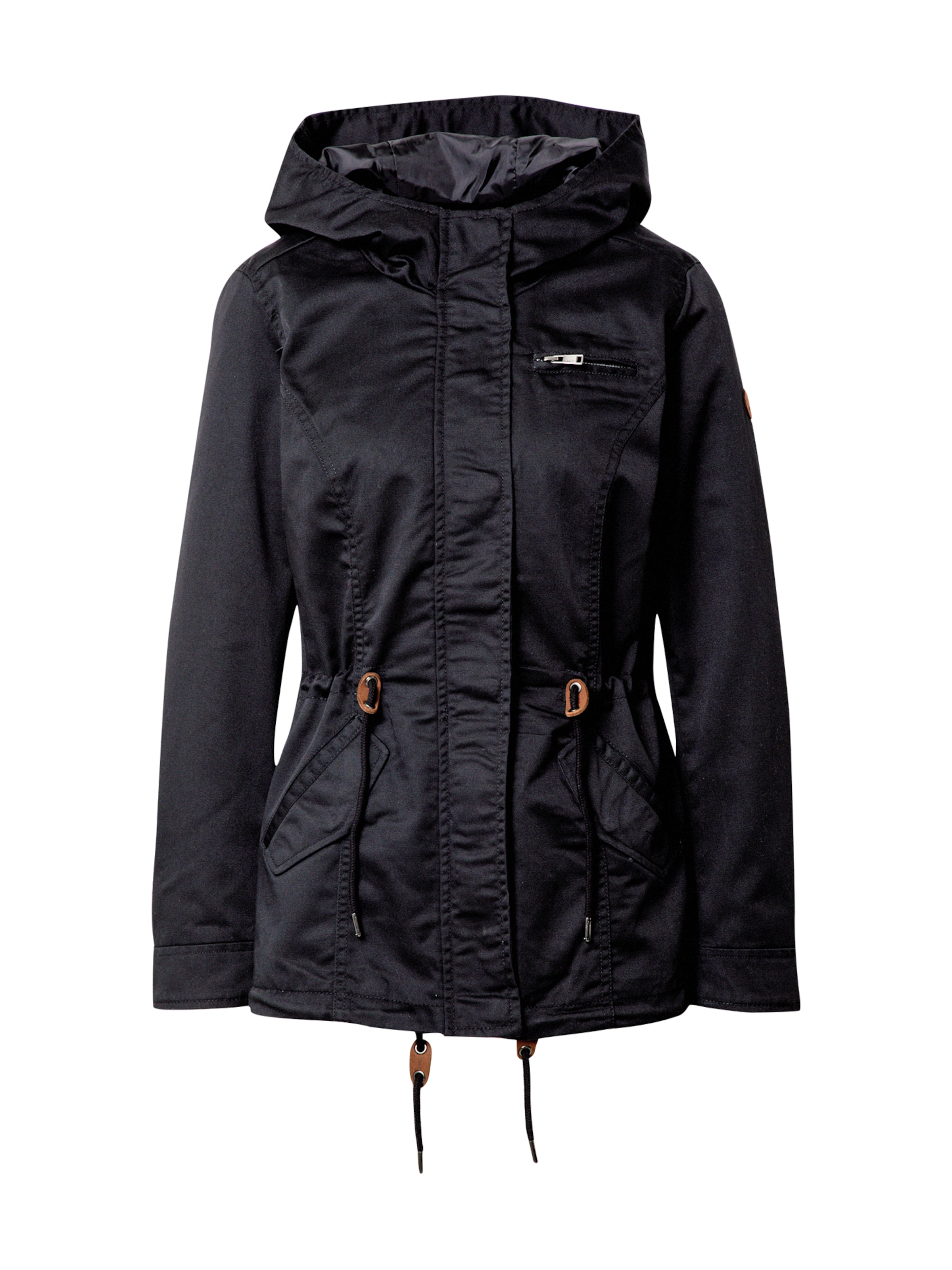 ONLY Between-Seasons Parka 'ONLLorca' in Black: front