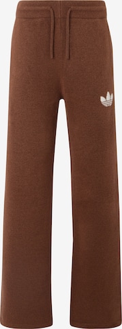 ADIDAS ORIGINALS Loosefit Housut 'Athletic Dept' värissä ruskea: etupuoli