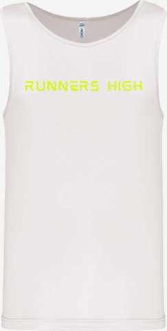 T-Shirt fonctionnel F4NT4STIC en blanc : devant