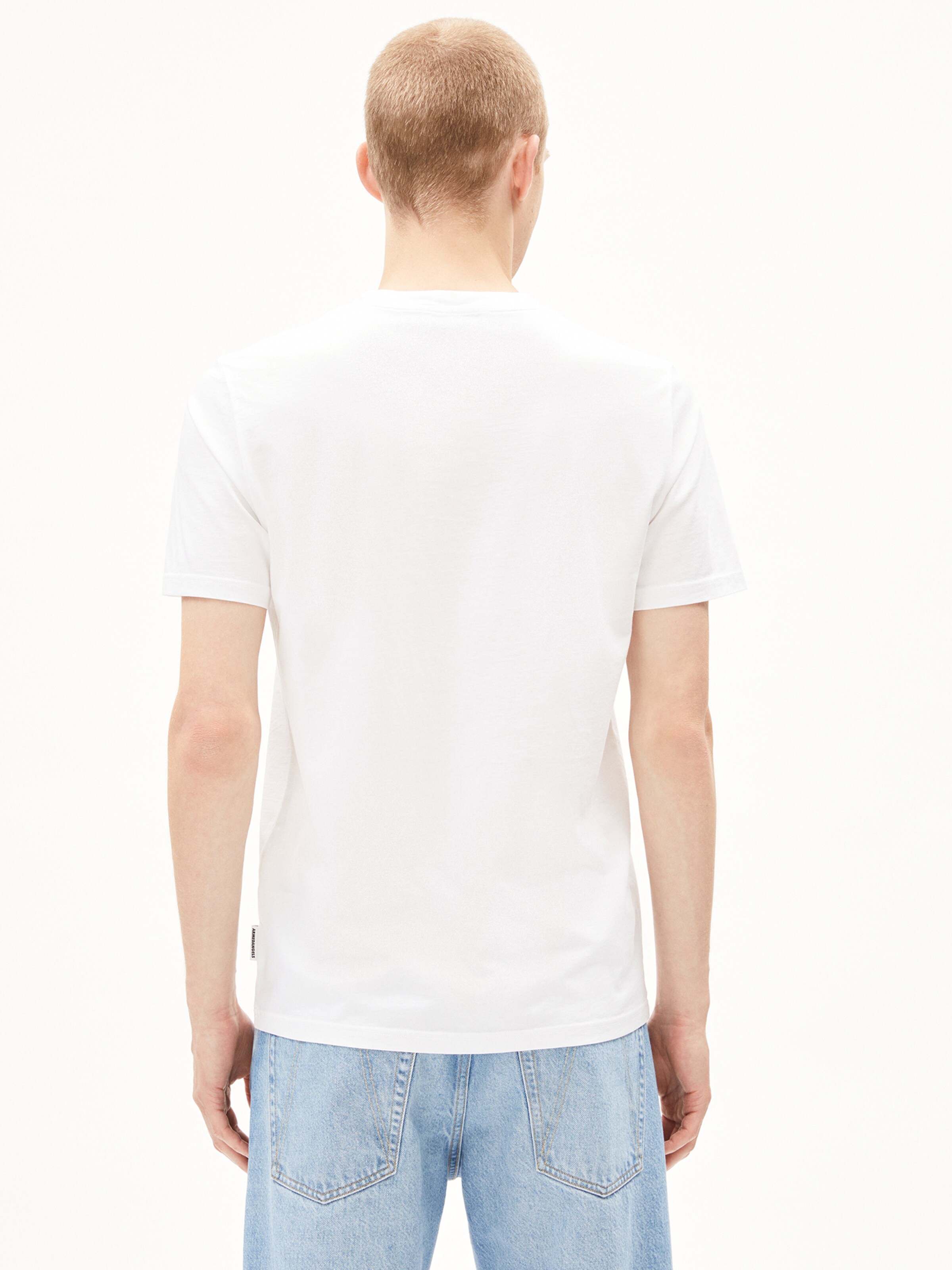 ARMEDANGELS T-Shirt ' JAAMES COLORED ' in Weiß