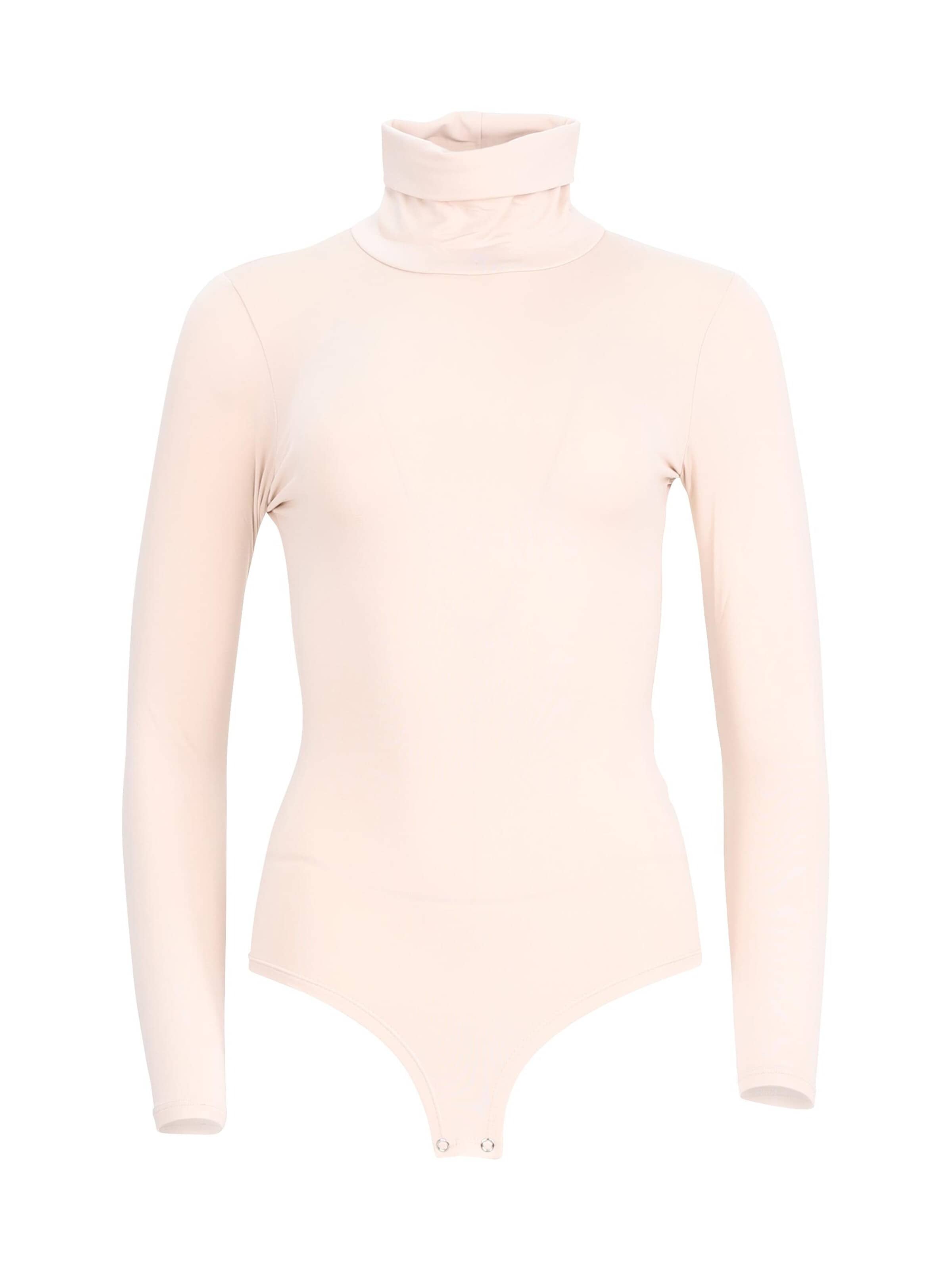 Easy Young Fashion Bodysuit in Beige: front