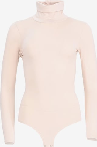 Easy Young Fashion Bodysuit in Beige: front