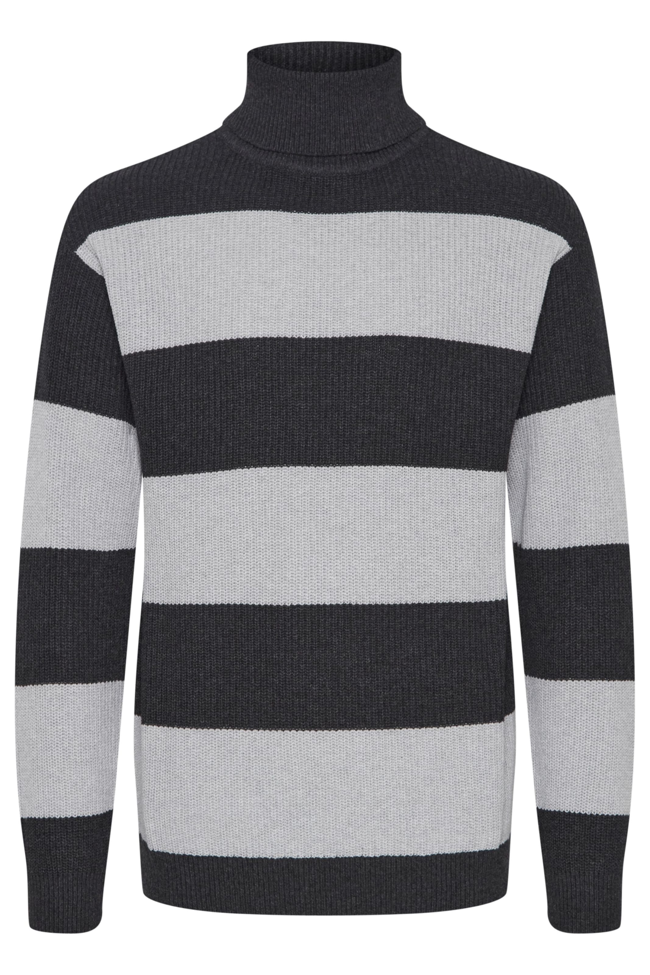 !Solid Pullover 'Serge' in Grau: Vorderseite