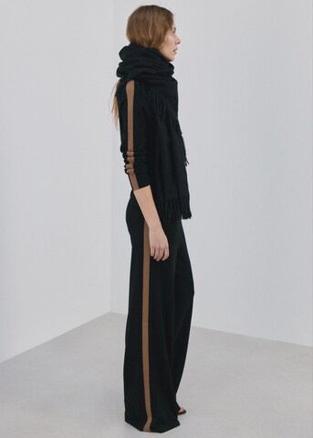 MANGO Regular Pants 'Ron' in Black