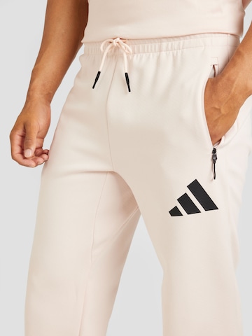 ADIDAS SPORTSWEAR Tapered Sports trousers 'Z.N.E.' in Pink