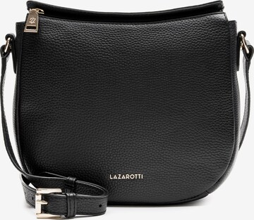 Sac à bandoulière Lazarotti en noir : devant