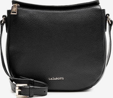 Lazarotti Crossbody Bag in Black: front