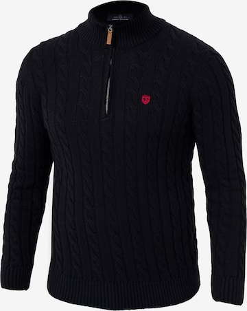 Pullover di Jimmy Sanders in nero: frontale