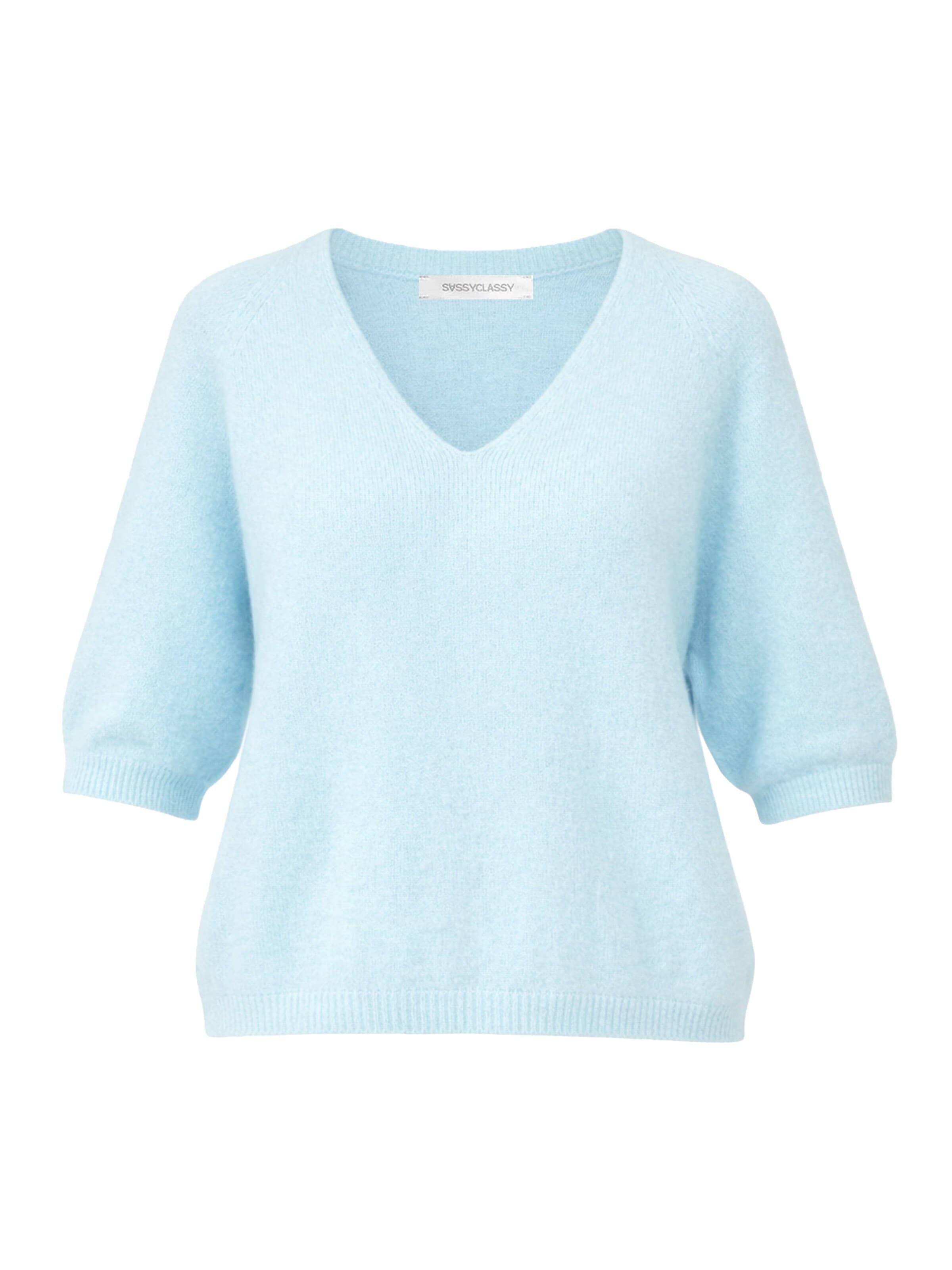 SASSYCLASSY Sweater in Blue: front