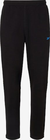 juoda Reebok Siaurėjantis Sportinės kelnės 'ATHLETE': priekis