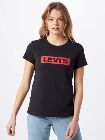 LEVI'S ® Majica 'The Perfect Tee' | črna barva: sprednja stran