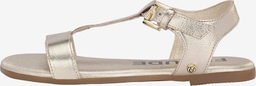 FREUDE Strap Sandals 'Alea' in Gold