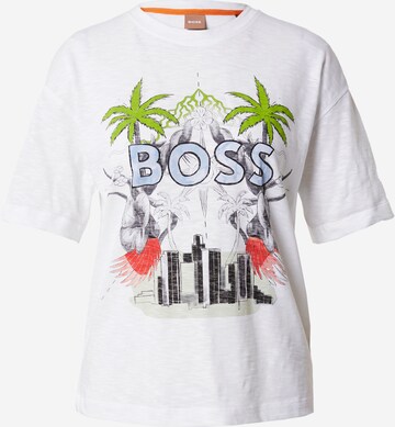 BOSS Shirt in Wit: voorkant