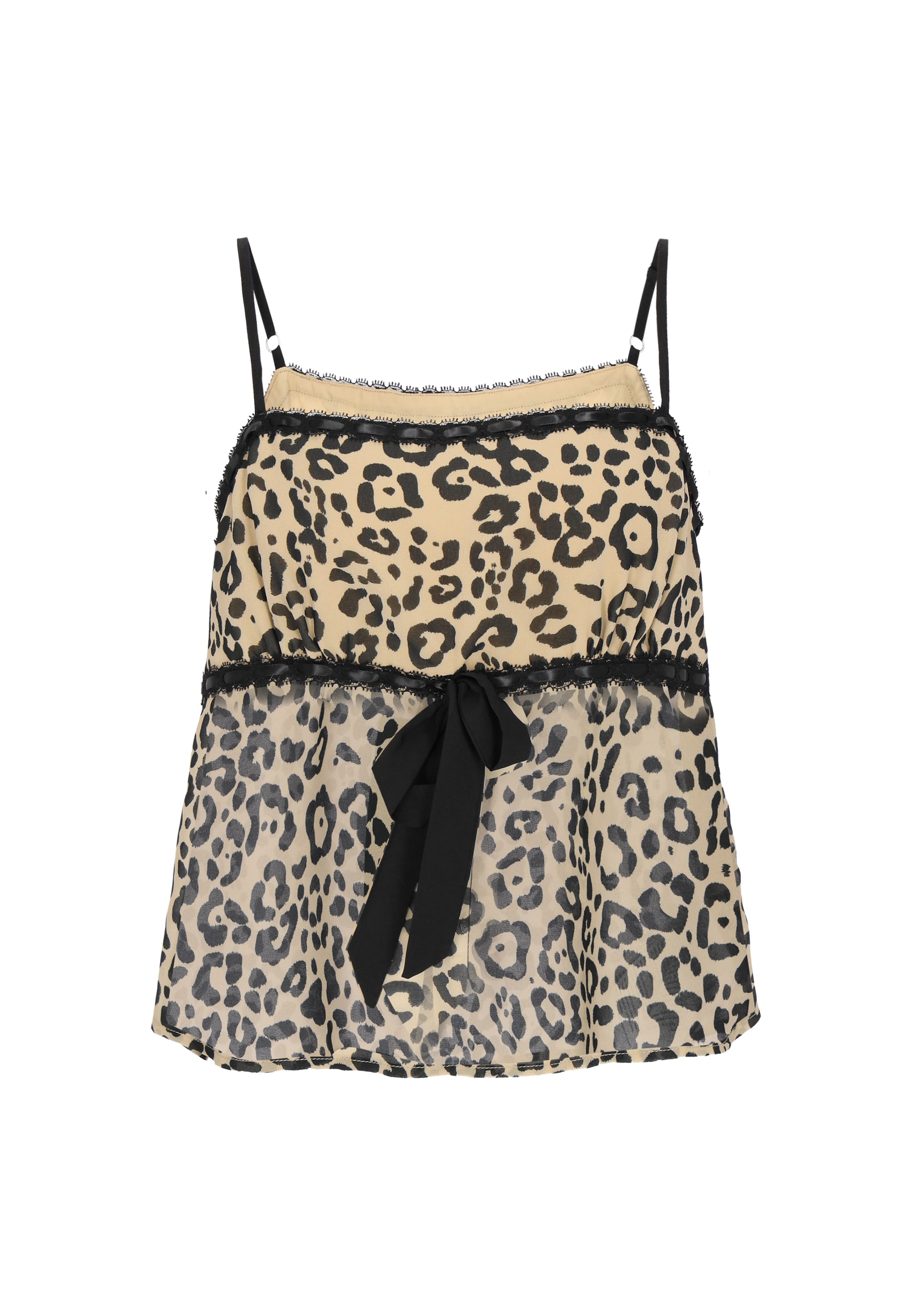 Haut 'Festive' faina en beige : devant