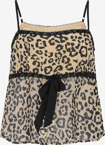 Haut 'Festive' faina en beige : devant