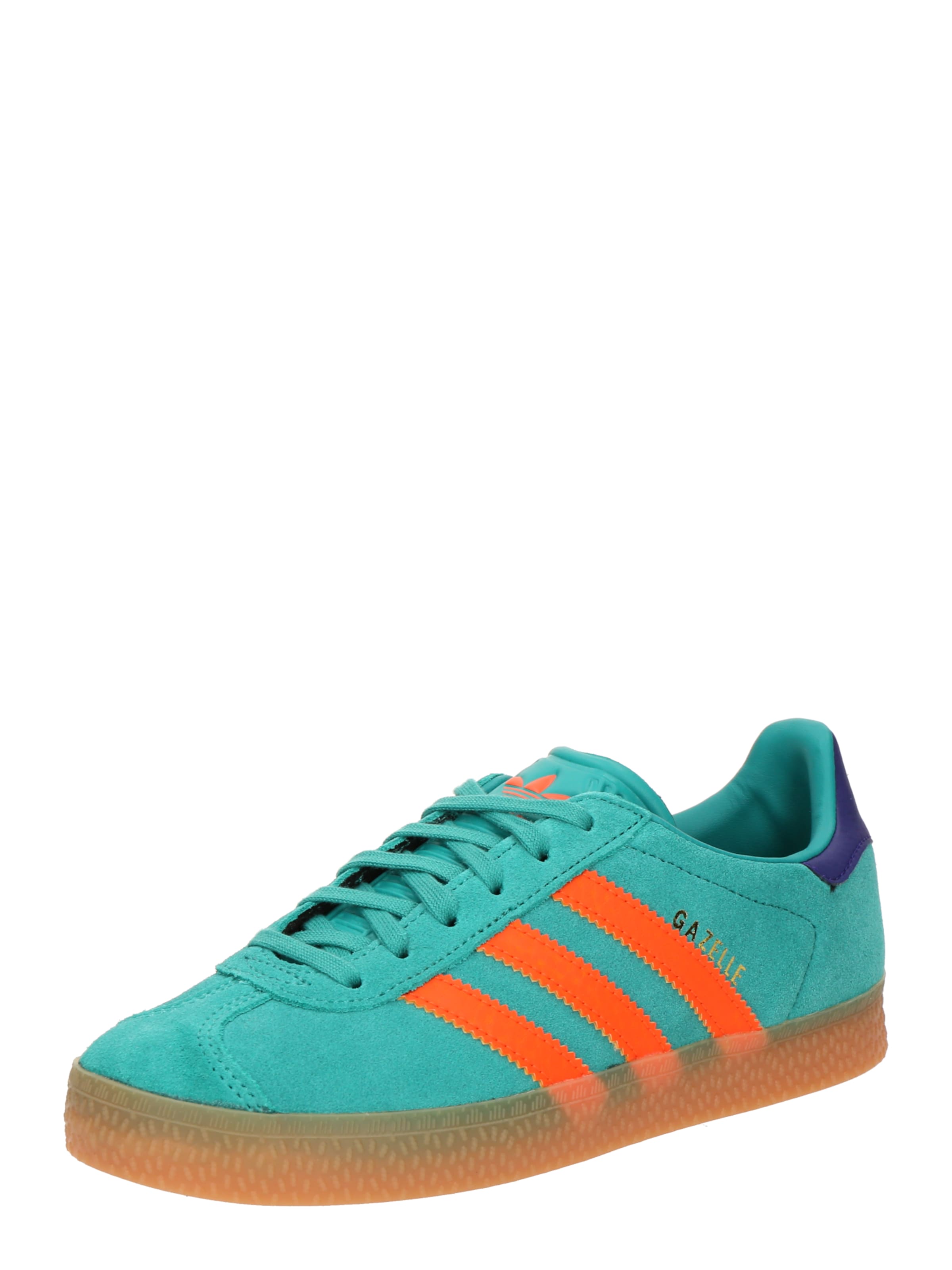 Baskets 'Gazelle' ADIDAS ORIGINALS en vert : devant