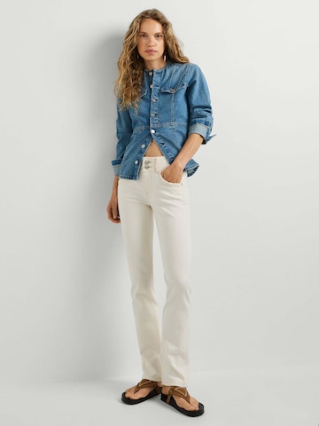 Coupe slim Jean 'Gen' Pepe Jeans en blanc