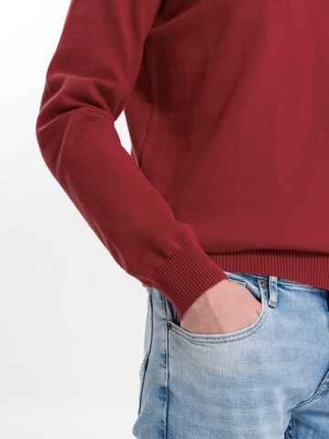 Cross Jeans Pullover in Rot