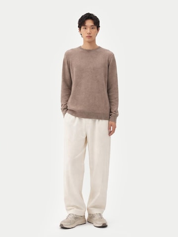 GOBI Cashmere Pullover 'Men's Essential Crewneck Cashmere Sweater'‌‌‌‌‌‌‌‌ in Grau