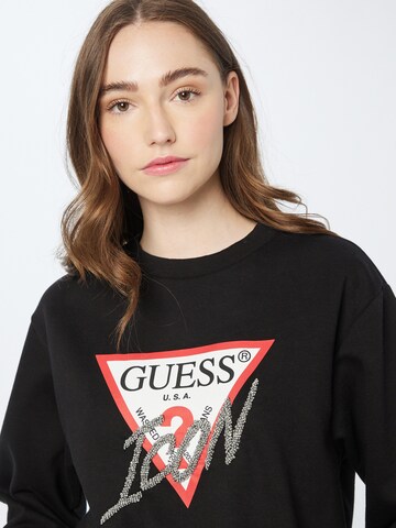 GUESS Sweatshirt in Schwarz