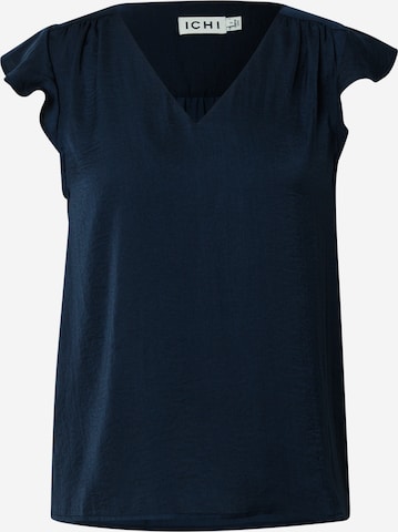 Camicia da donna 'CRISSY' di ICHI in blu: frontale